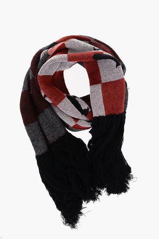 Checked Cashmere Scarf