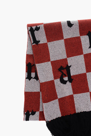 Checked Cashmere Scarf