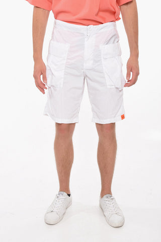 Cargo Shorts with Elastic Waistband