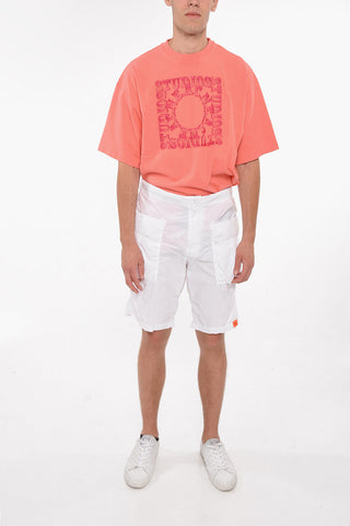 Cargo Shorts with Elastic Waistband