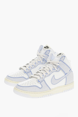 Leather High-Top NIKE DUNK HI 1985 Sneakers With Contrasting Fabric panels