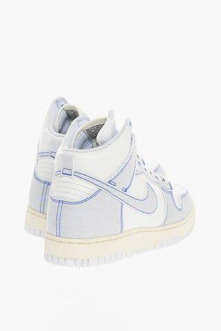 Leather High-Top NIKE DUNK HI 1985 Sneakers With Contrasting Fabric panels