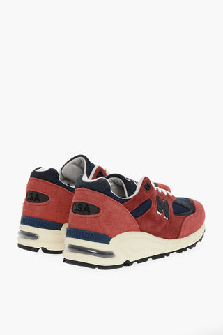 Suede Leather TEDDY SANTIS 990 Sneakers With Rubber Sole