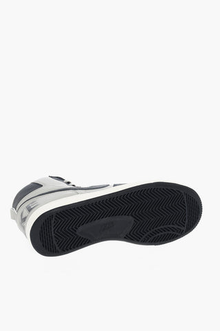 High-top TERMINATOR HIGH Leather Sneakers With Rubber Soles