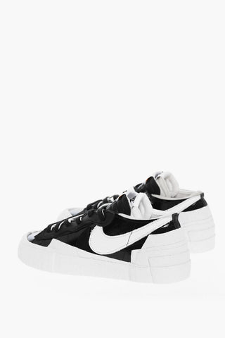 Sneakers In Pelle BLAZER LOW SACAI Con Taglio Vivo