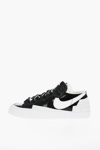 Sneakers In Pelle BLAZER LOW SACAI Con Taglio Vivo