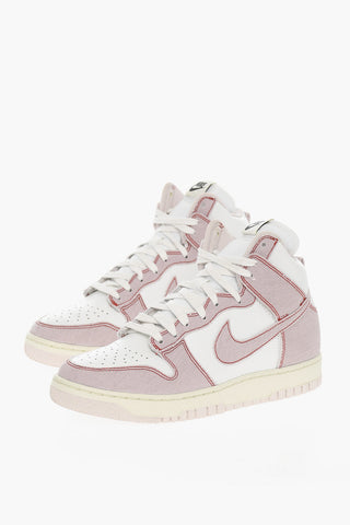 Leather High-Top NIKE DUNK HI 1985 Sneakers With Contrasting Fabric panels