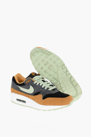 Suede Leather AIR MAX 1 PRM Low-top Sneakers