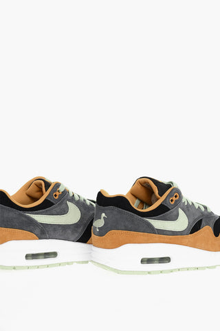 Suede Leather AIR MAX 1 PRM Low-top Sneakers