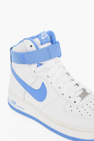 Leather High-top WMNS AIR FORCE 1 Sneakers With Contrasting Logo