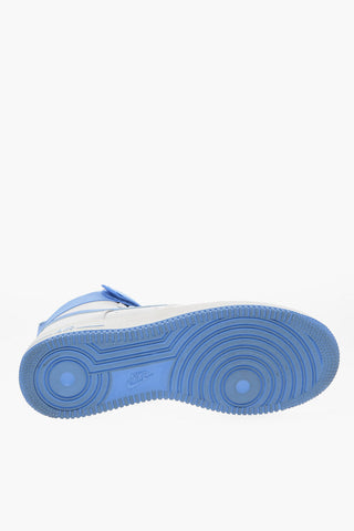 Leather High-top WMNS AIR FORCE 1 Sneakers With Contrasting Logo