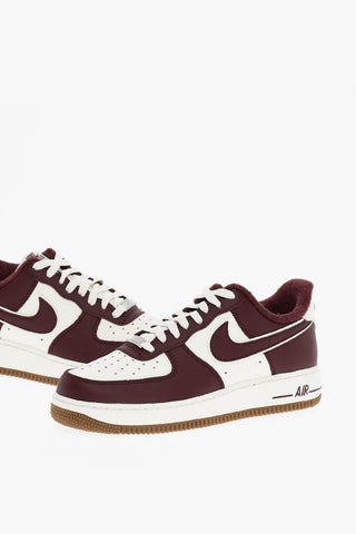 Leather Low-top AIR FORCE 1 07 LV8 Sneakers With Rubber Soles