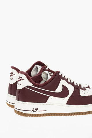 Leather Low-top AIR FORCE 1 07 LV8 Sneakers With Rubber Soles