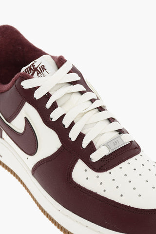 Leather Low-top AIR FORCE 1 07 LV8 Sneakers With Rubber Soles