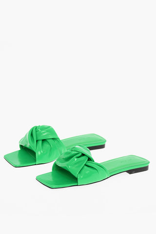 Twisted Leather Sandals