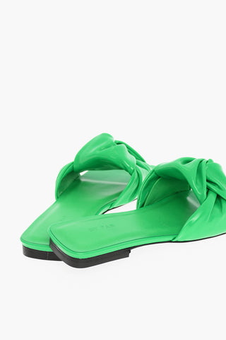 Twisted Leather Sandals