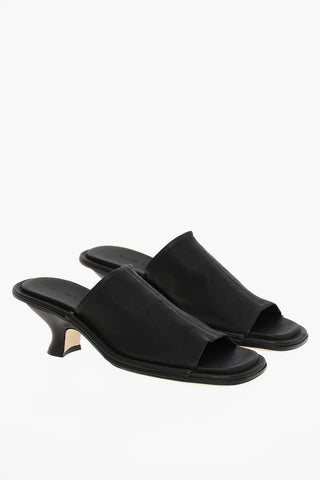 Leather FRANKIE Mules Heel 6 cm