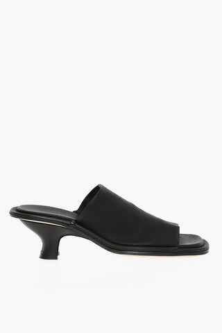 Leather FRANKIE Mules Heel 6 cm