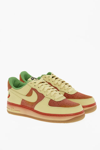 Leather Low-top AIR FORCE 1 07 Sneakers With Embroidery