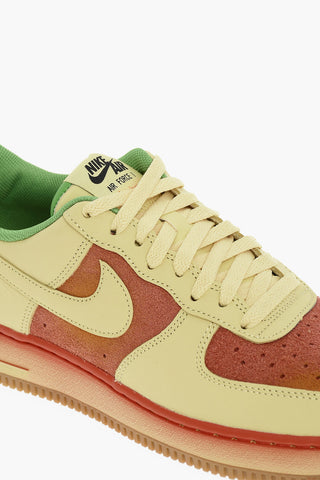 Leather Low-top AIR FORCE 1 07 Sneakers With Embroidery