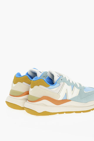 Low-top Sneakers With Leather Inserts