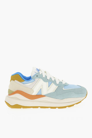 Low-top Sneakers With Leather Inserts