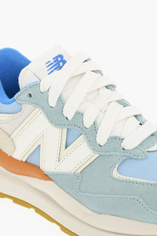 Low-top Sneakers With Leather Inserts