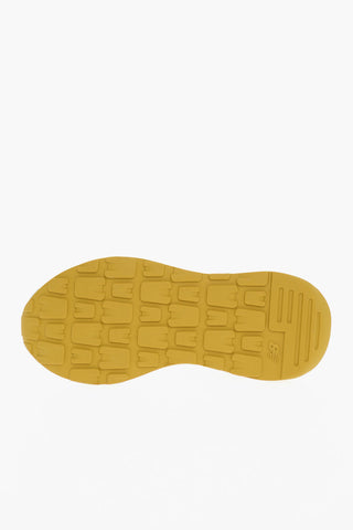 Low-top Sneakers With Leather Inserts