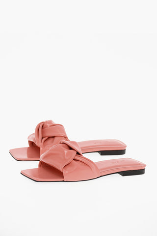 Twisted Leather Sandals