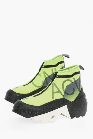 A COLD WALL Sneakers High-top Stampate Con Chiusura Zip Frontale