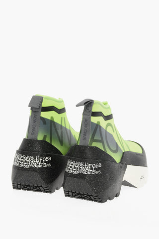 A COLD WALL Sneakers High-top Stampate Con Chiusura Zip Frontale