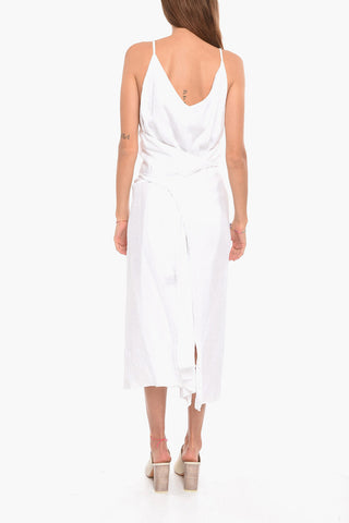 Linen ADELLE Dress with Slits on the Hem