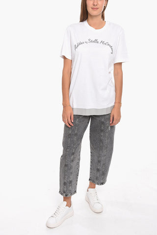 STELLA MCCARTNEY Loose-fit T-shirt with Cut Out Detailing