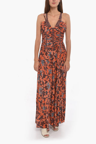 Silk ANYA Dress with Front Crossover