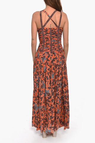 Silk ANYA Dress with Front Crossover