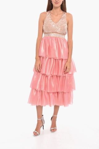Abito in Tulle ALBERTA Con Paillettes