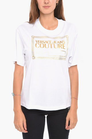 JEANS COUTURE T-shirt A Maniche Corte Girocollo Stampata