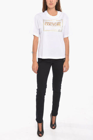 JEANS COUTURE T-shirt A Maniche Corte Girocollo Stampata