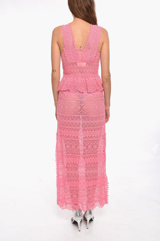 Lace LILIA Dress with Ruffled Detailing