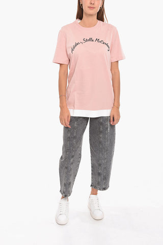 STELLA MCCARTNEY Loose-fit T-shirt with Cut Out Detailing