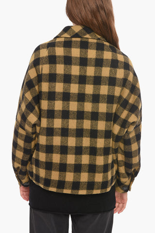 Buffalo Jacket with Check Pattern