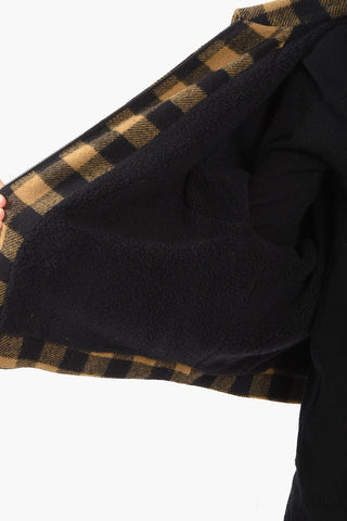 Buffalo Jacket with Check Pattern