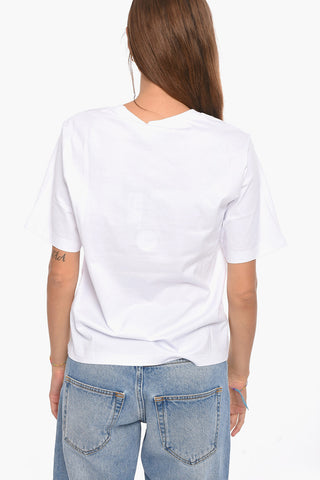 Crewneck T-shirt with Logo Print