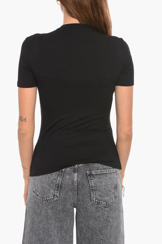 Short Sleeved I LOVE YOU Printed T-shirt
