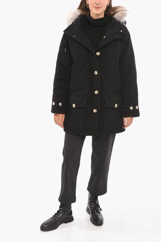 real fur trimming TUNDRA padded parka