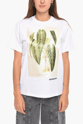 Creewneck Short Sleeved T-shirt With Maxi Patch