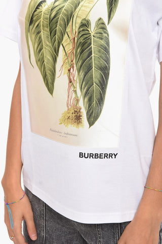 Creewneck Short Sleeved T-shirt With Maxi Patch