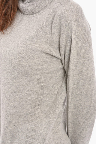 Maglia in Lana di Alpaca a Collo Alto
