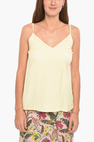 Silk SONYA Top with V-neckline
