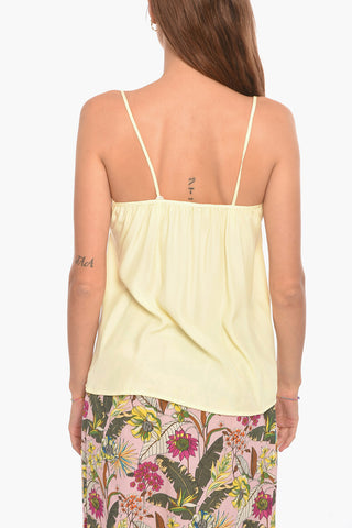 Silk SONYA Top with V-neckline